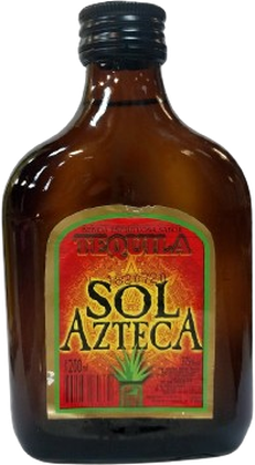 Petaca Tequila Sol Azteca 200ml