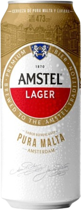Cerveza Amstel Lata 473ml